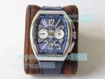 Swiss 7750 Franck Muller Vanguard Yachting V45 Silver Arabic Markers Watch